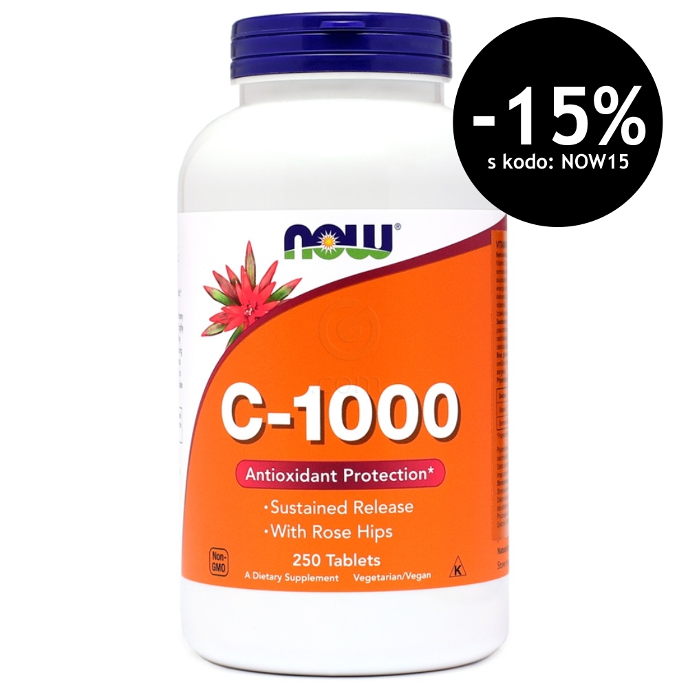 Vitamin C-1000 NOW, tablete (250 tablet)